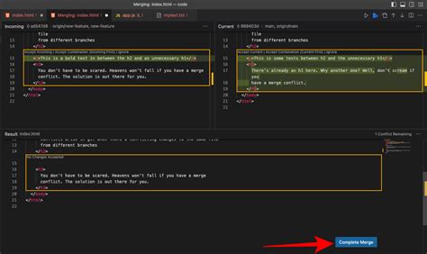 git continue merge after conflict.